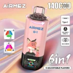 Airmez 140K Puffs 6 u 1 jednokratna vape cigareta – 140000 povlačenja, 45 ml e-tekućine, mesh grijač, 650mAh punjiva baterija s Type‑C punjenjem - Slika 9