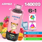 Airmez 140K Puffs 6 u 1 jednokratna vape cigareta – 140000 povlačenja, 45 ml e-tekućine, mesh grijač, 650mAh punjiva baterija s Type‑C punjenjem - Slika 4