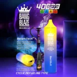 Bang Blaze Shisha 40000 Puffs – Jednokratni Vape s Rotirajućim Okusima - Slika 5
