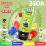 Bang Leader 350K 8-u-1 podesivi jednokratni vape s aromama - Slika 3