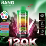 Bang Legend 120000 Puffs Vape – 120K Jednokratni Vape s 75ml E-tekućine | 5 Okusa | OEM & ODM Podrška - Slika 6