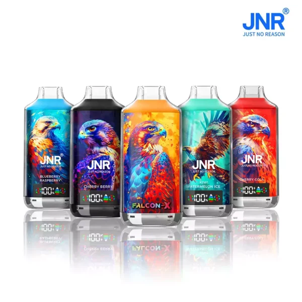 JNR Falcon X 18000 Puffs – Najbolji jednokratni vape s do 18000 pufova, 24 ml kapacitet, 30 okusa