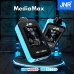 JNR Media Max 40000 Züge Vape – Pametni Vape sa 21ml E-Liquid, 40K Povlačenja, MTL Iskustvo, HD Touchscreen i Bluetooth
