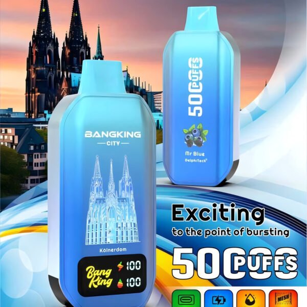 Bang King 50000 Puffs City – Premium Jednokratni Vape Uređaj s Dugotrajnim Okusom