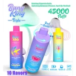 Bang King Triple 45000 45K Puffs – 3 u 1 Okusa Jednokratna Vape Olovka