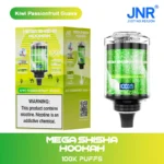 JNR Mega Shisha Hookah 100K Einweg Vape – Das ultimative Shisha-Erlebnis für Vaper - Slika 11