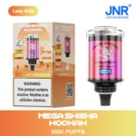 JNR Mega Shisha Hookah 100K Einweg Vape – Das ultimative Shisha-Erlebnis für Vaper - Slika 10