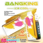 Bang King Ice Cool 60000 Puffs – Jednokratni Vape s 60.000 Puffova i Podesivim Hlađenjem