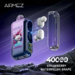 Airmez Xbeats 40K – 40000 Puffs Smart Screen Disposable Vape s Bluetooth Slušalicama - Slika 6