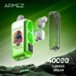 Airmez Xbeats 40K – 40000 Puffs Smart Screen Disposable Vape s Bluetooth Slušalicama - Slika 2