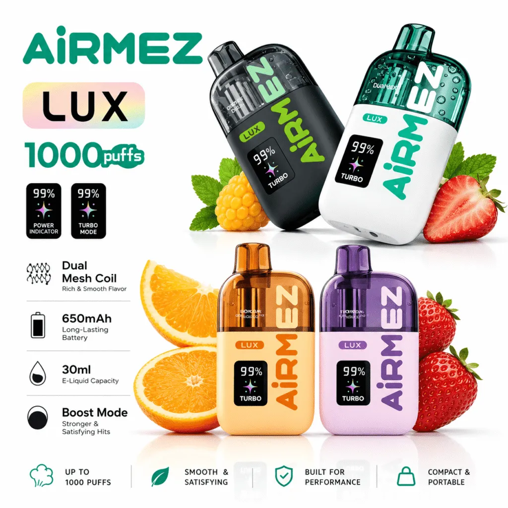 Airmez Lux 100000 – vape s 30 ml i LED zaslonom